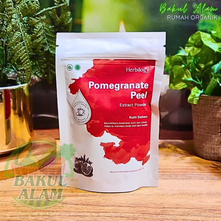 

Herbilogy Pomegranate Peel (Kulit Delima) Extract Powder 100 gr