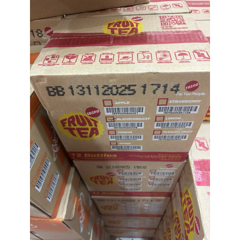 

Fruit Tea Pett 350 Ml Isi 1 x 12 Botol ( 1 Dus )