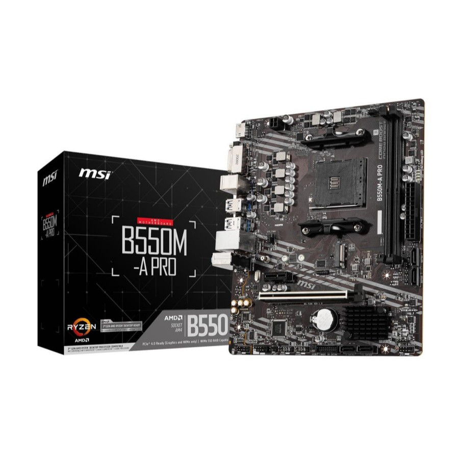 Motherboard MSI B550M-A Pro Socket AM4 MSI B550 A Micro ATX