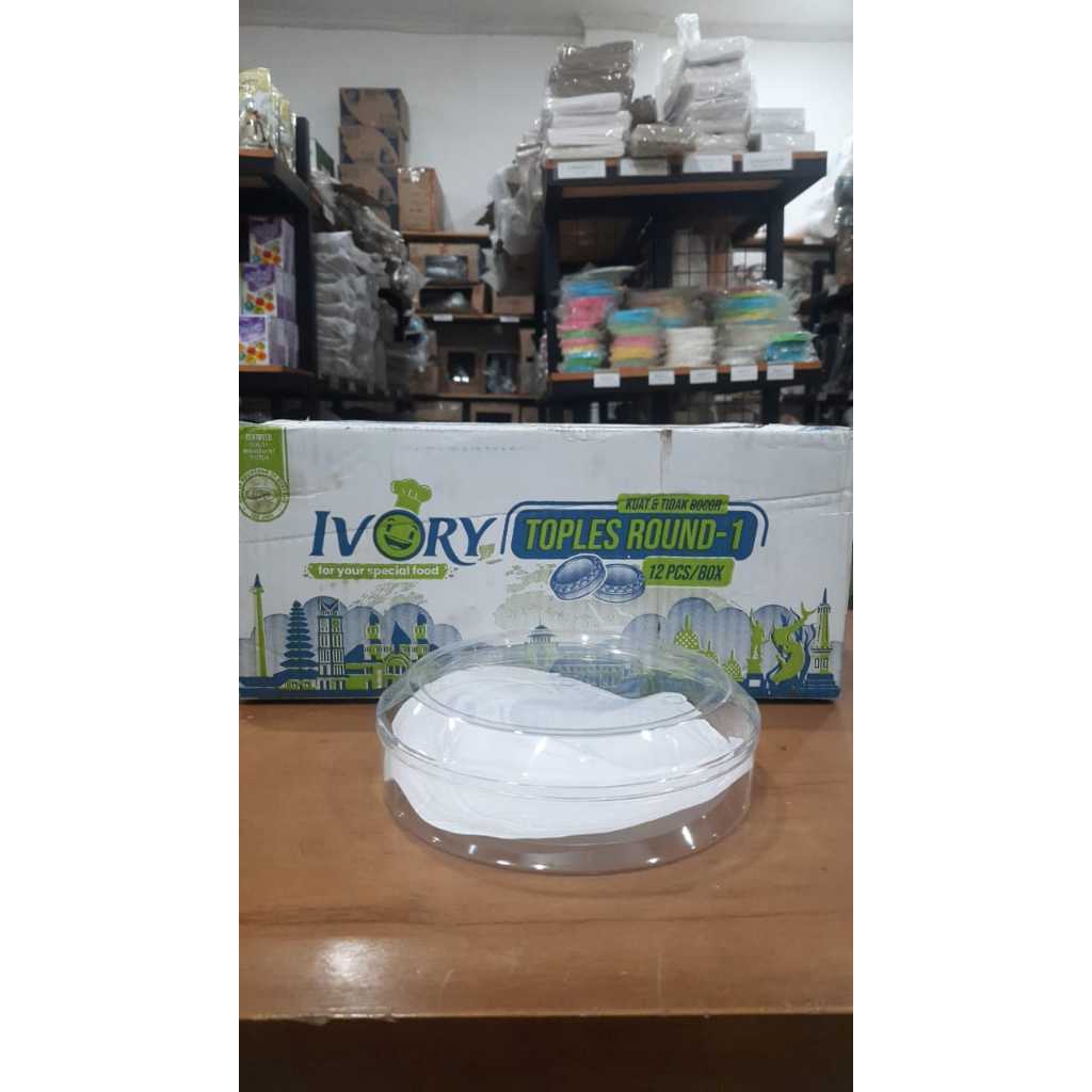 Toples kue kering diamond ivory 500 gr toples kue kering bulat 500 gr ivory 3 diamond