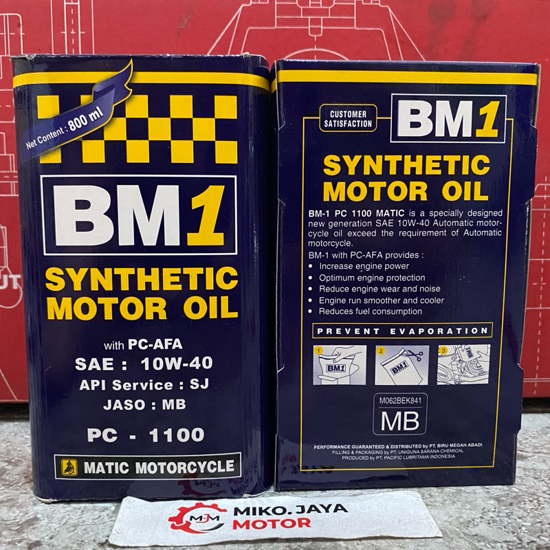 OLI BM1 MATIC 0,8 LITER SAE 10W-40 PC 1100 ORIGINAL