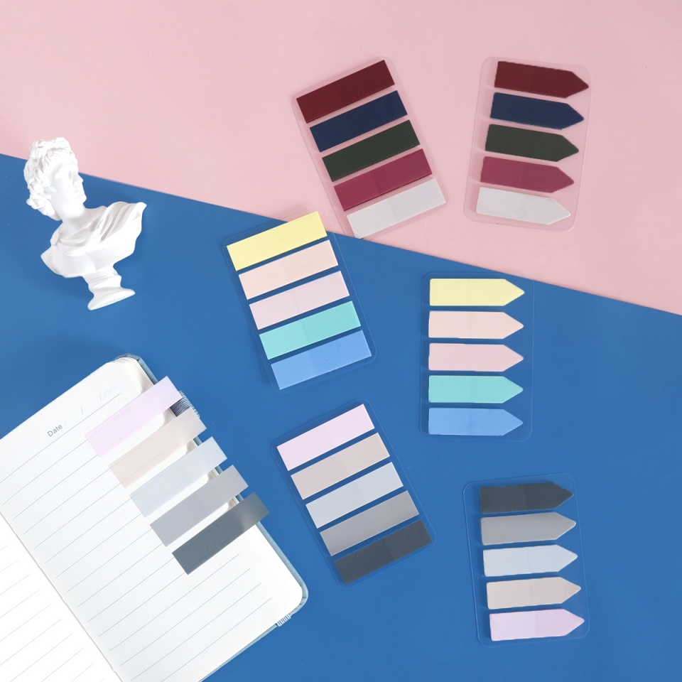 

PANMOMO Color Stick Index Page Markers - Penanda Halaman Kertas - Pembatas Flags Sticky Warna Warni