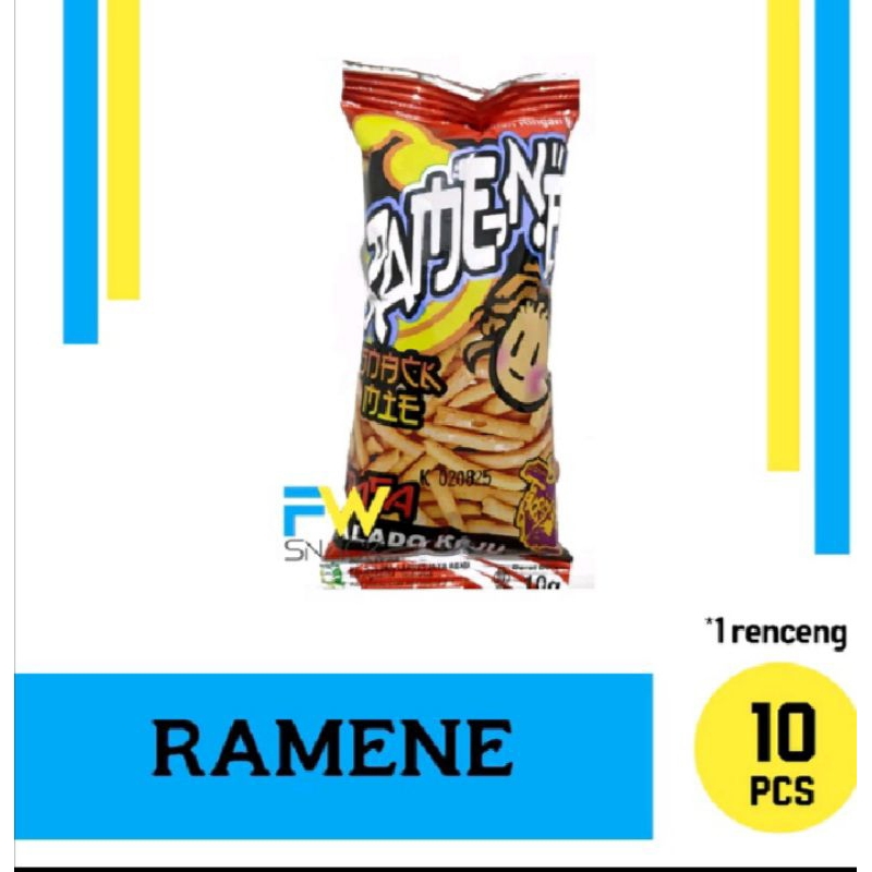 

RAMENE Snack mie renteng isi 10 pcs