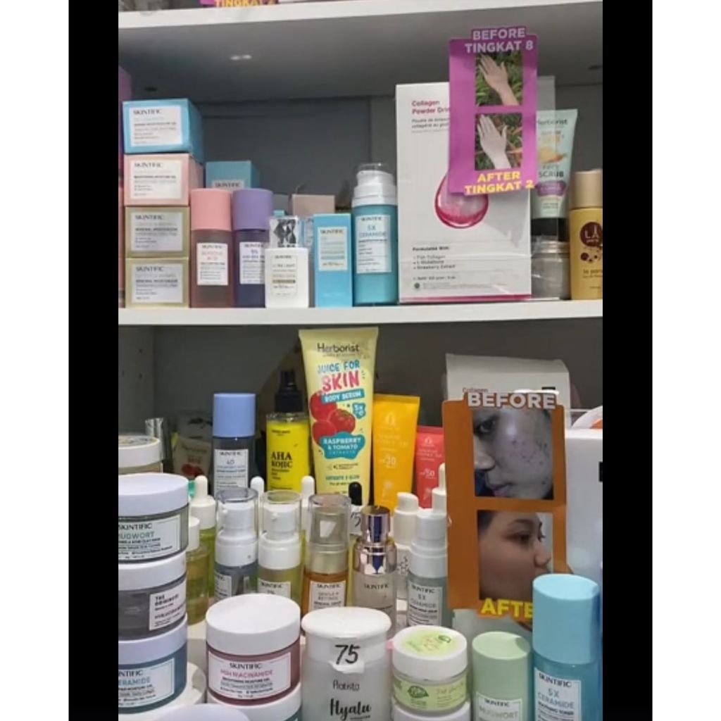 JAR BOTOL KOSONG SKINCARE KOSMETIK UNTUK PROPERTI VIDEO