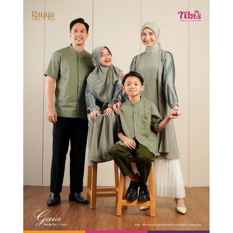 Nibras Rayya Series Family Set Gaia Green