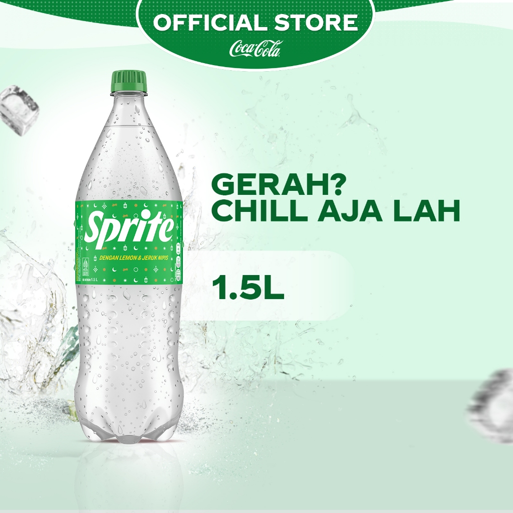 Sprite Lemon Lime Minuman Soda - Botol 1.5L