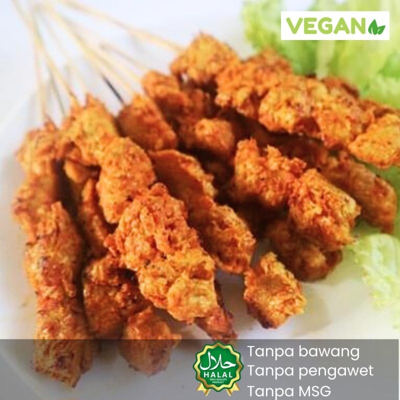 

HAPPY VEGE [ VEGGIE CORNER ] Sate Crispy Bumbu Veggie Vegan Frozen Food