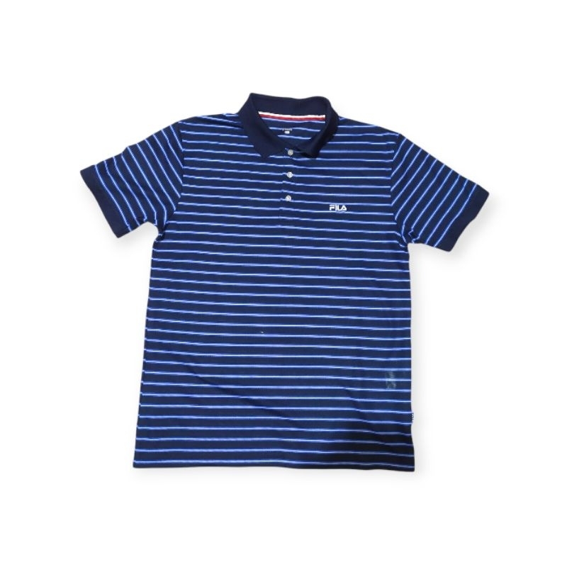 kaos polo pria wanita/kaos polo fila/kaos kerah/kaos polo second