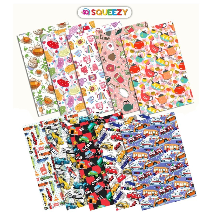 

Kertas Kado Squeezy 65x50cm 70gsm