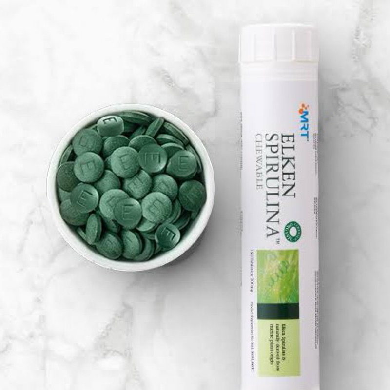 Elken Spirulina 100 Tablet Bukan Repack