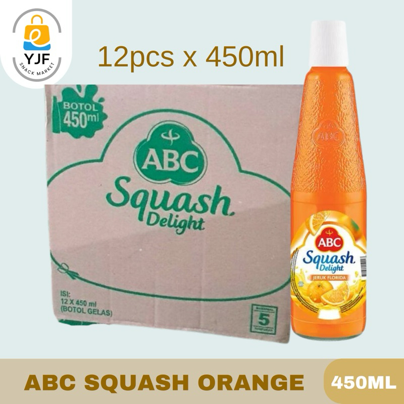 

ABC Squash Delight KARTON 12 PCS / Sirup Jeruk ABC / Sirup Leci / Minuman Syrup Orange - 450ml