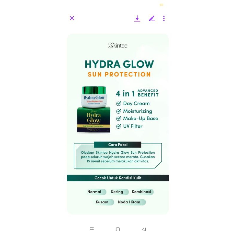 SUNSCREEN HYDRA GLOW SUN PROTECTION