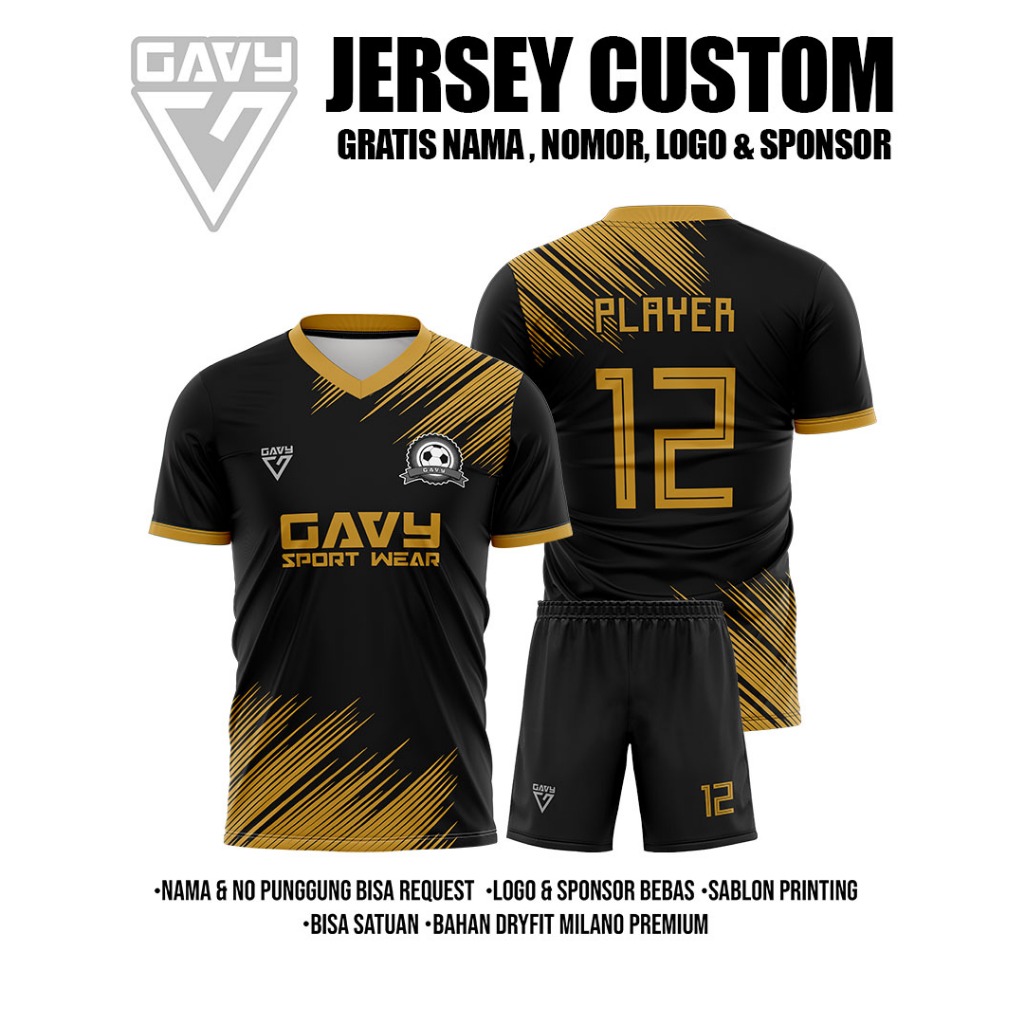 JERSEY FUTSAL CUSTOM JERSEY BOLA CUSTOM TERBARU TERLARIS FREE NAMA DAN NOMER LOGO SPONSOR BEBAS 001