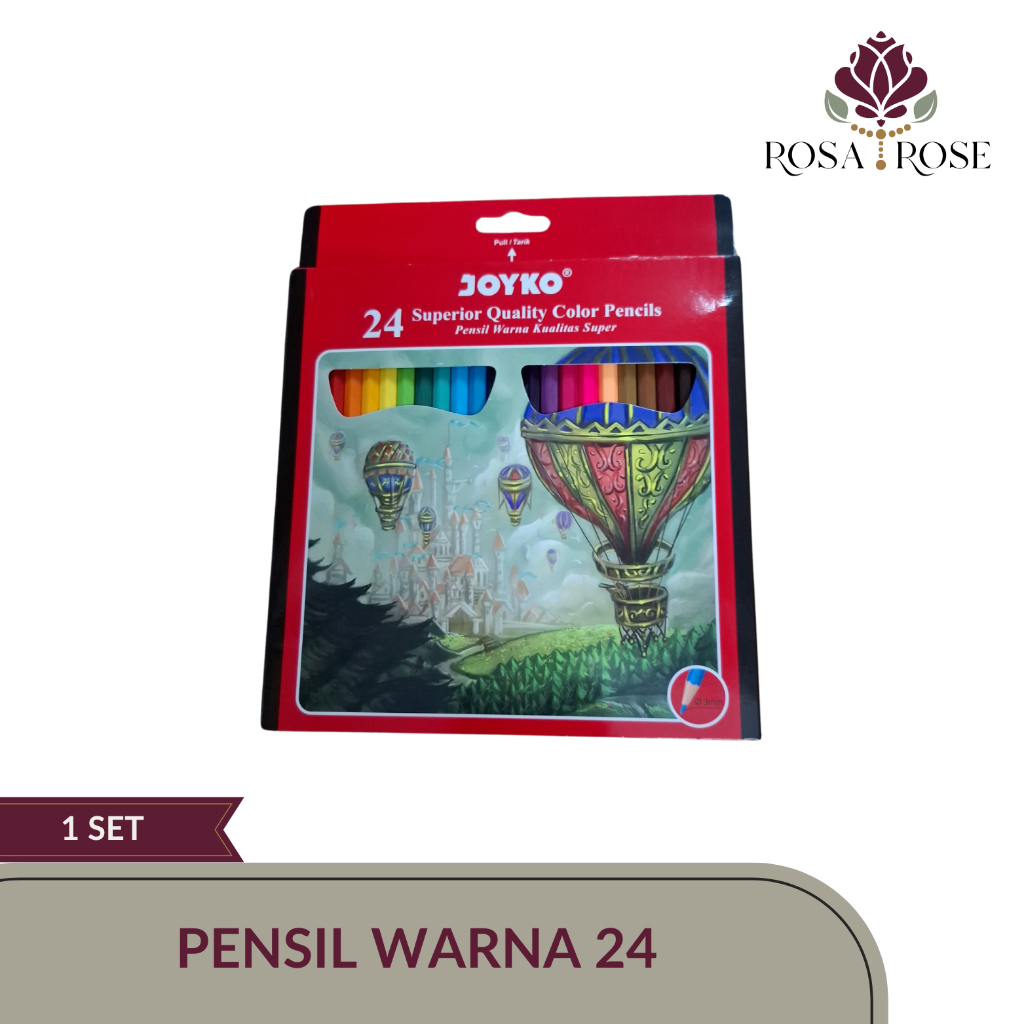 

Pensil warna cp-101 isi 24 JOYKO