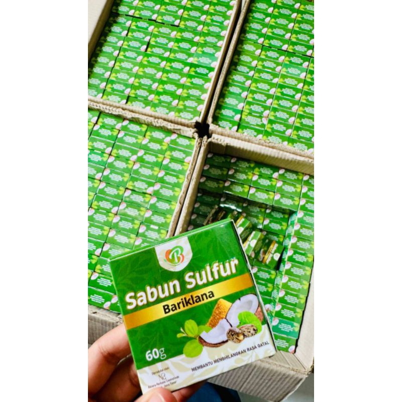 Sabun Sulfur Bariklana Untuk Gatal Panu Jerawat scabies belerang