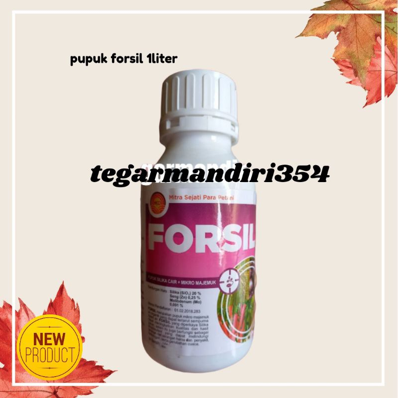 Pupuk forsil 1liter pupuk silika & mikro forsil 1liter / pupuk penyubur tanaman FORSIL PUPUK SILICA 