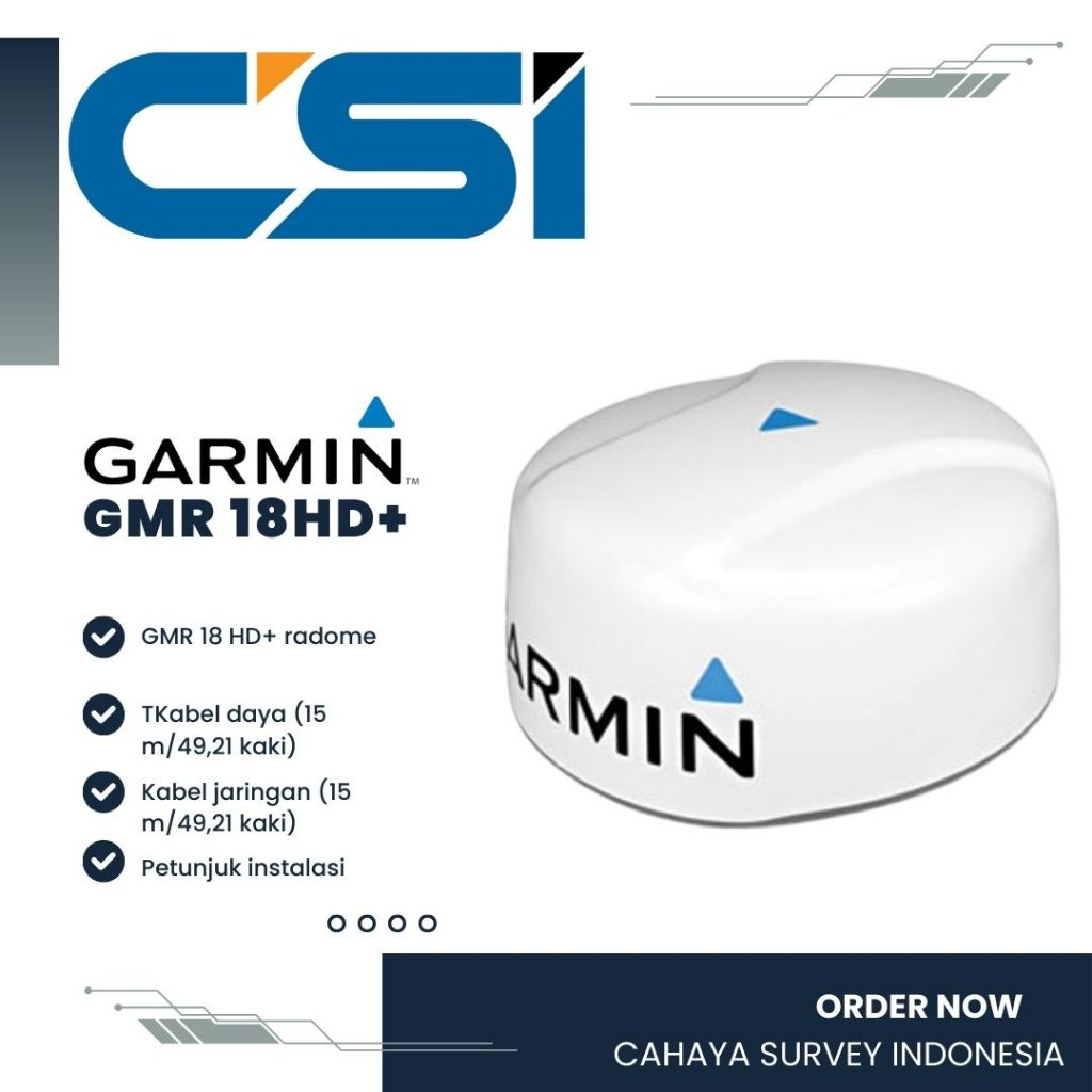 GARMIN GMR 18HD+ Radar Dome GPSMAP Aquamap