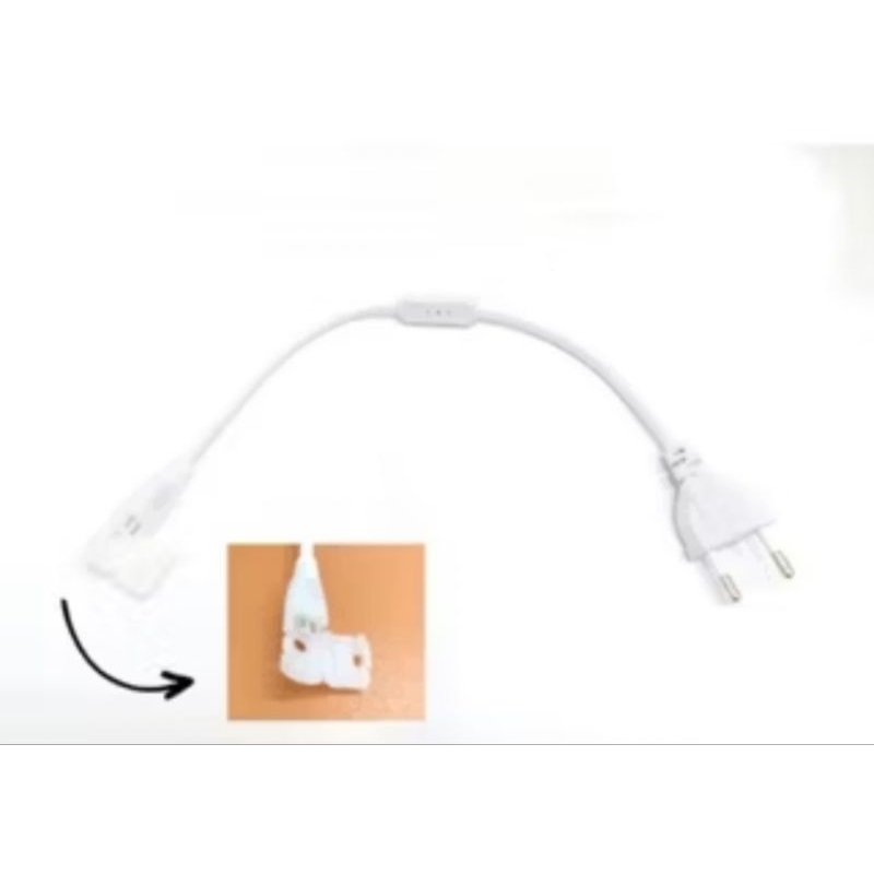 Soket Lampu Strip LED Selang Tidak berkedip (Lampu  Diam ) Colokan AC 220 volt