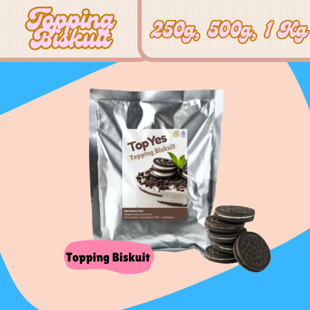 

Topping Biscuit Crumbs / Remahan Biskuit Halus / Remahan Biskuit Kasar / Black Crumbs