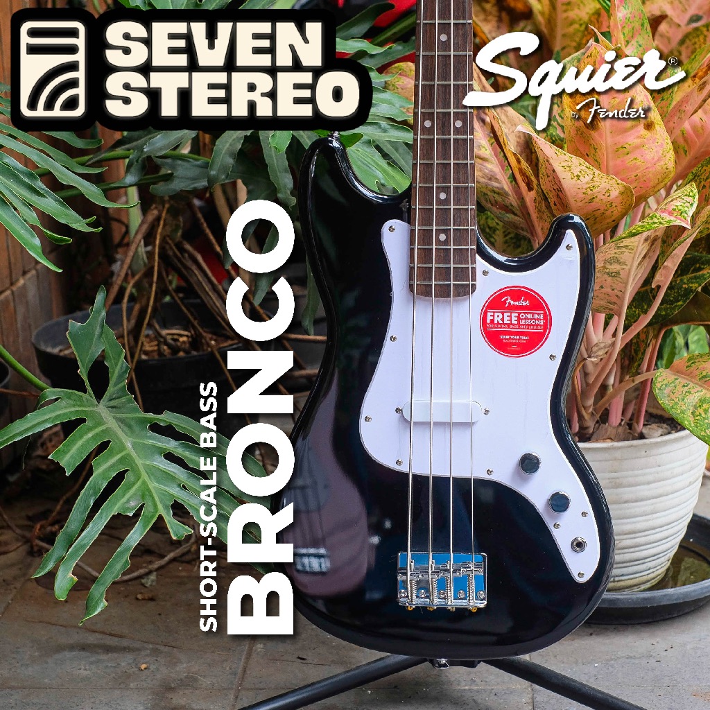 Squier Affinity Bronco Bass Black