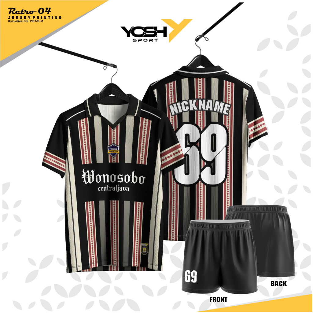 JERSEY VINTAGE RETRO jersey vintage retro DAERAH WONOSOBO  INDONESIA wonosobo free editing design