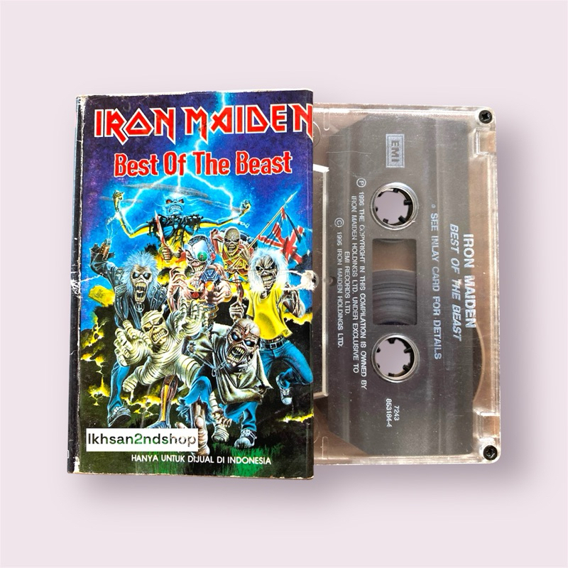 Kaset Pita Iron Maiden - Best Of The Beast