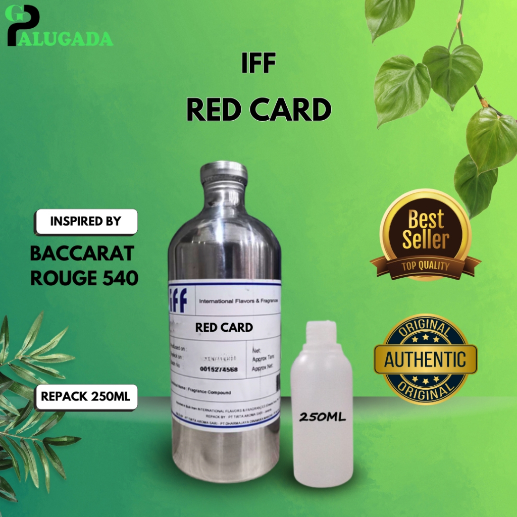ibit Parfum Murni RED CARD 540 | BACCARAT ROUGE 540 | IFF 250ML REPACK