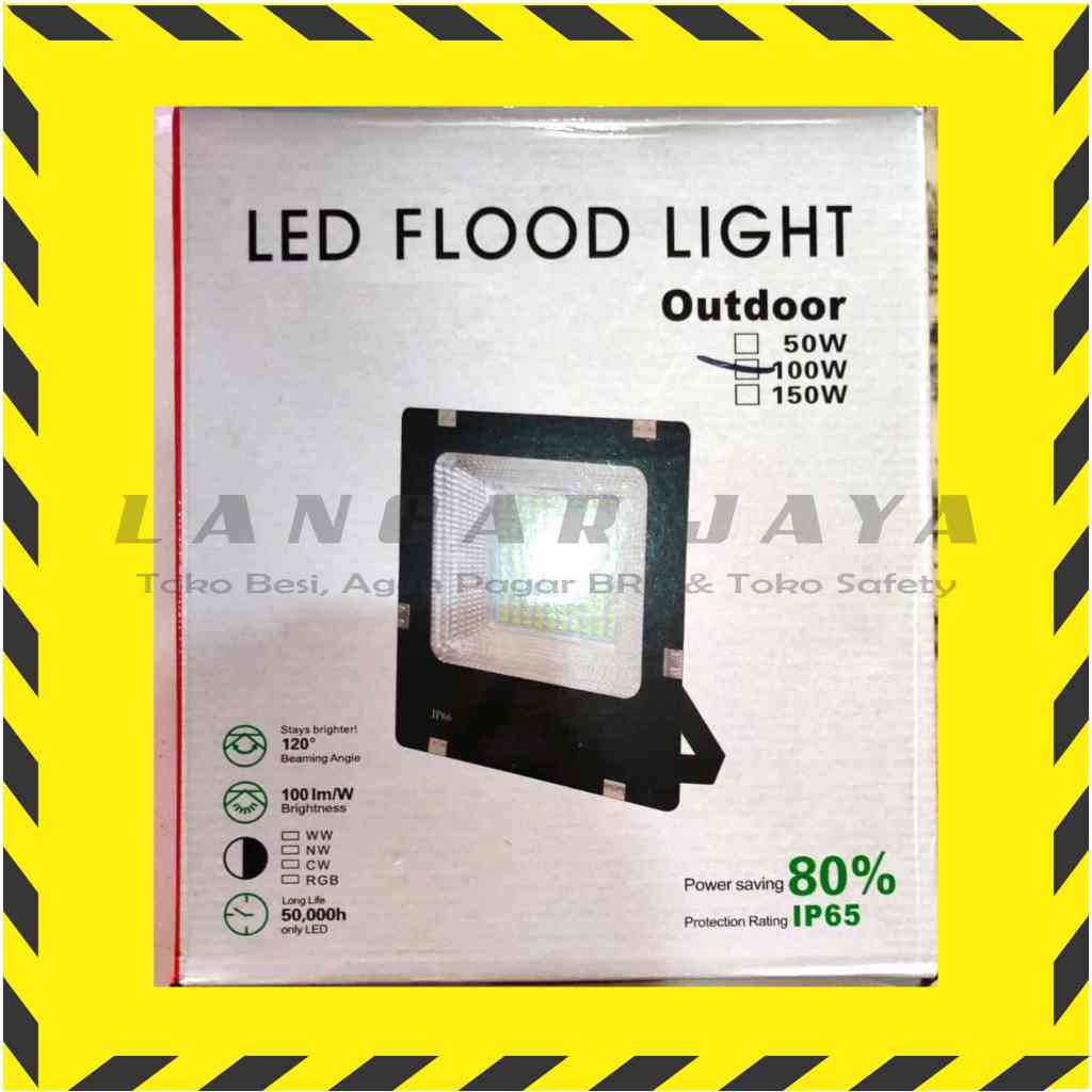 Lampu Sorot LED 100 Watt Putih / Lampu LED / Lampu Tembak LED 100 Watt - 100 Watt