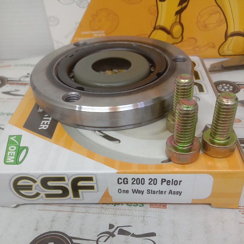 ONE WAY RODA 3 CG 200 (20 PELOR) VIAR,JIALING,NOZOMI,TOSA RUMAH PELOR STATER ORI ESF