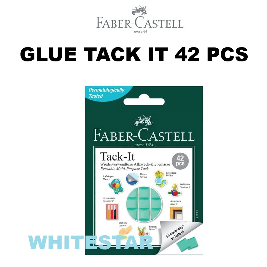 

lem / glue tack it all sticky stuff faber castell - 42 pcs