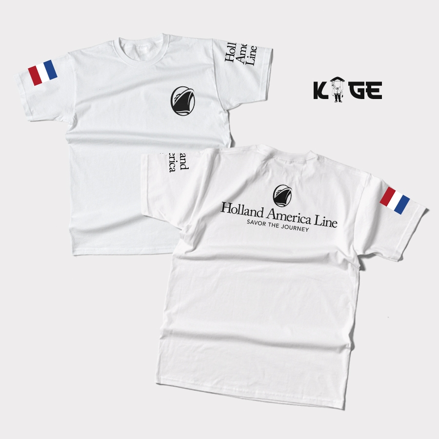 Baju Kaos Pria KAPAL PESIAR HOLLAND AMERICA - Kaos Kapal Laut KAOS KAGE