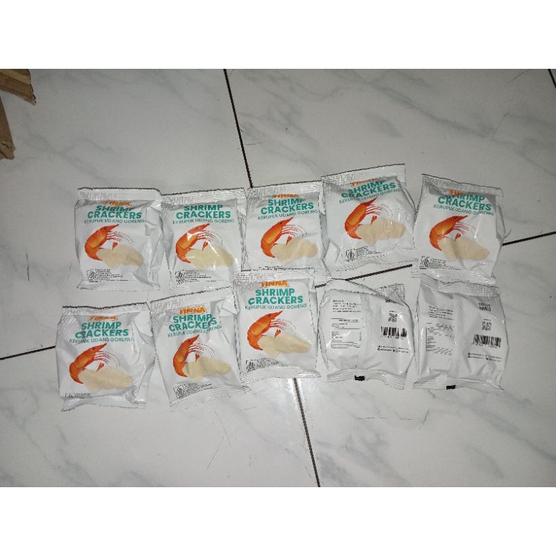 

FINNA Kerupuk Udang Goreng 1 PCS 10 gram