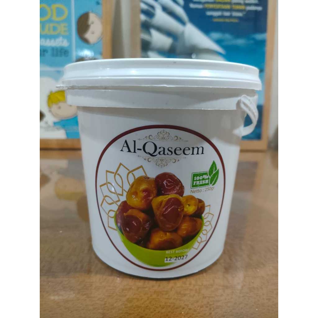 

Kurma Al Qaseem 250 gram, Kurma Premium 100%,Kurma besar padat manis pas