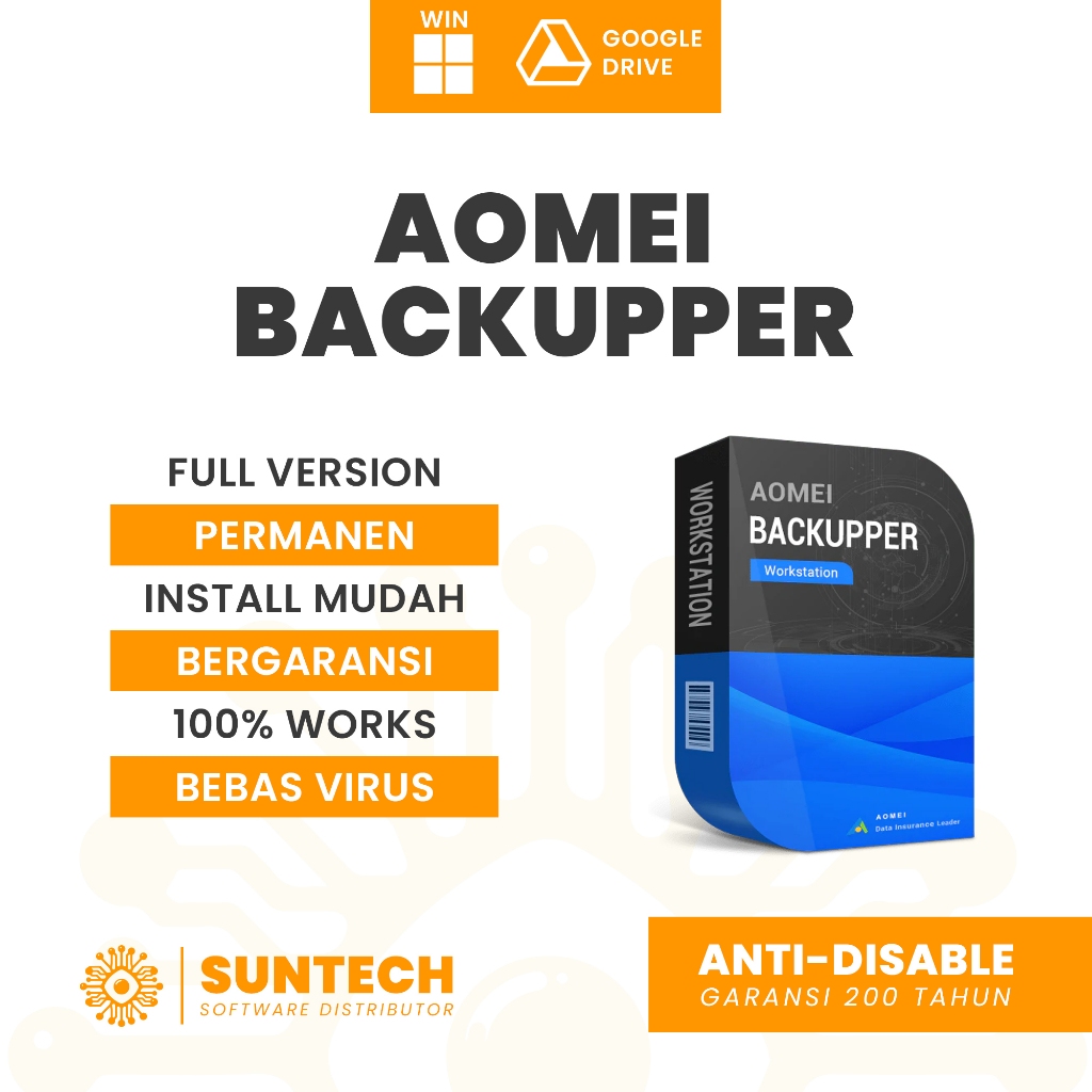 AOMEI Backupper + WinPE ISO Full Version | Windows