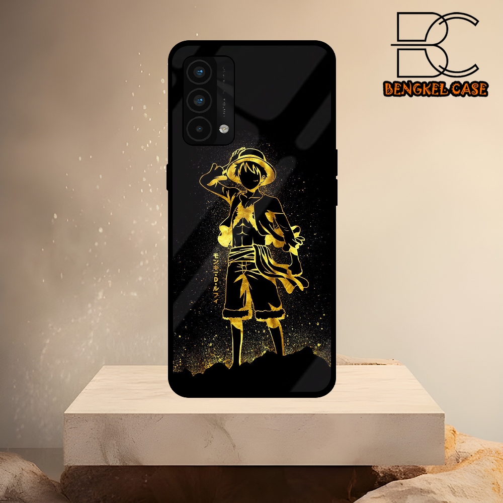 (BS95) Case Kilau Realme GT Master Casing Hp Realme Pelindung Smartphone Motif LUFFY