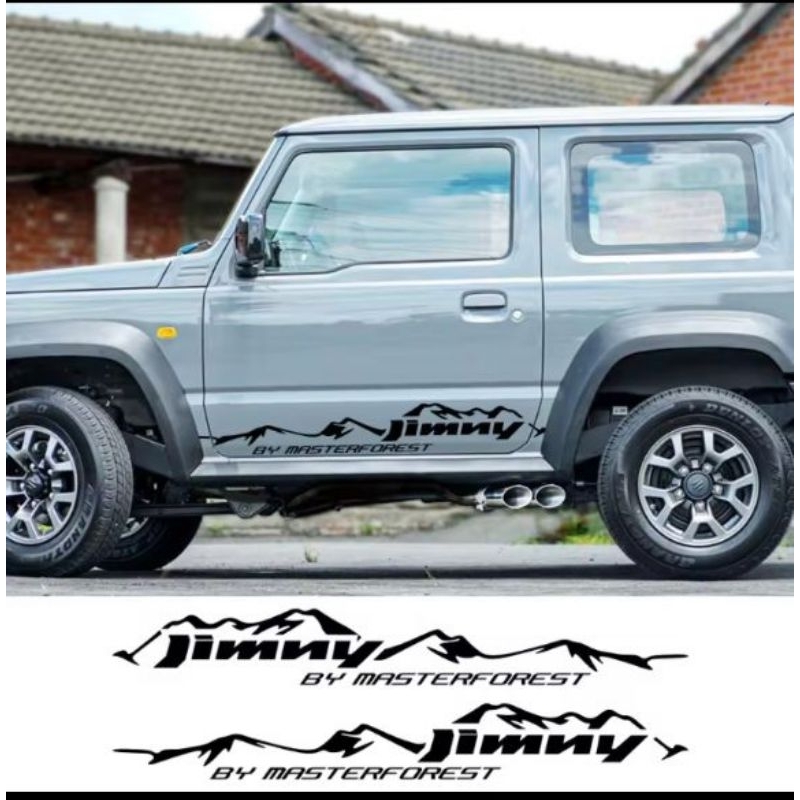 CUTTING STICKER TERBARU MOBIL JEEP, RUBICON, JIMNY, FEROZA, KATANA, DLL