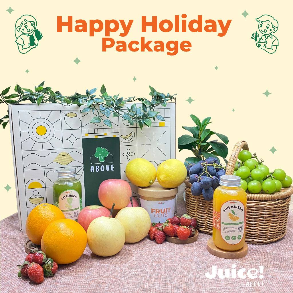 

Parcel/Hampers Juice! By ABOVE - Happy Holiday Package