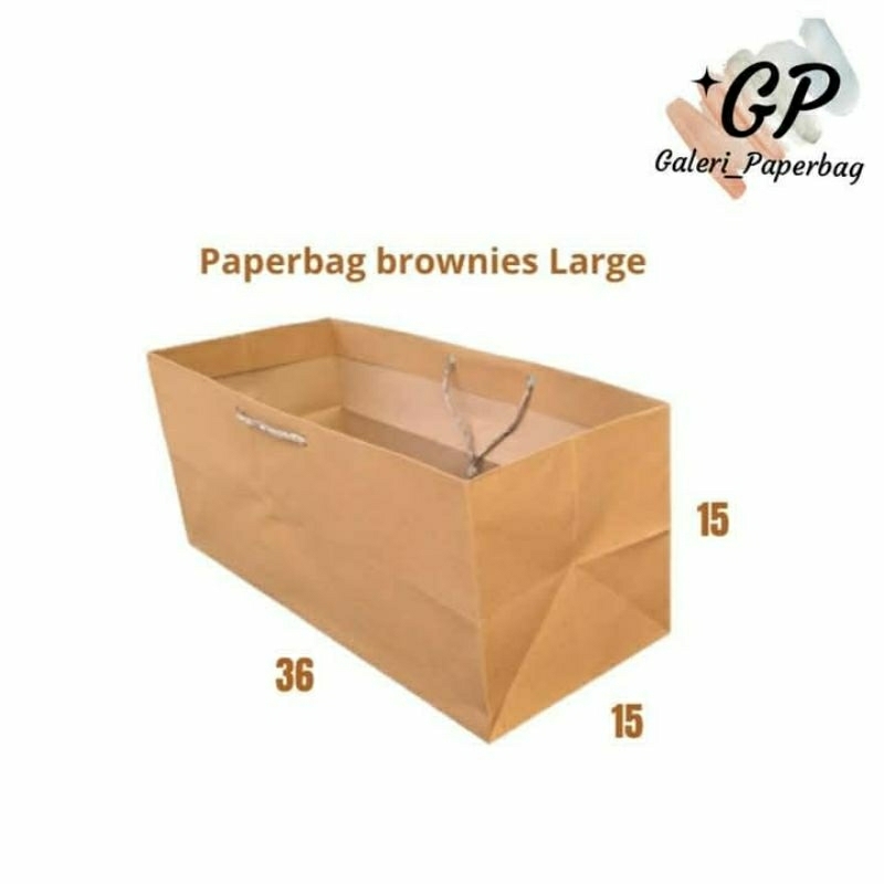 

PAPERBAG TAS COKLAT 36x15 TAS BOLU
