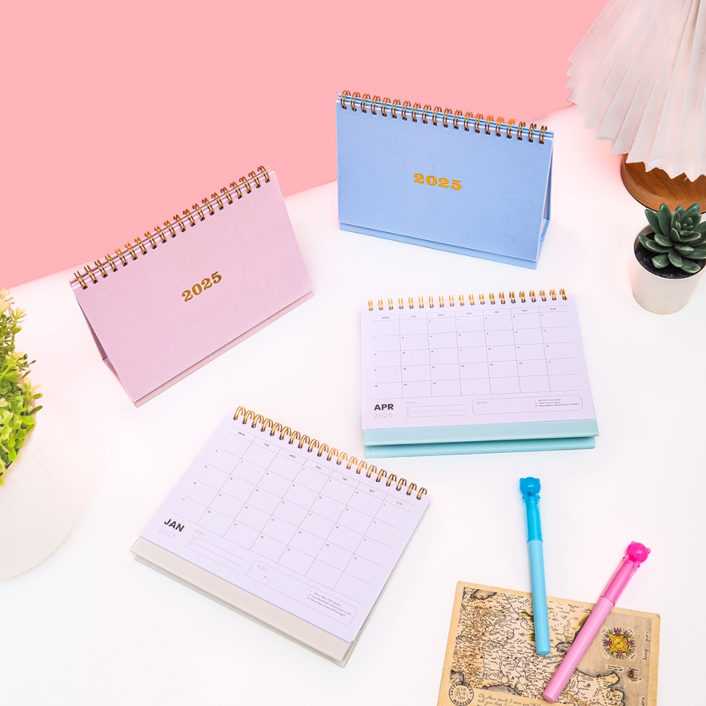

bukuqu Kalender Meja 2025 Uk B6 #Color - Desk Calendar - Kalendar Board