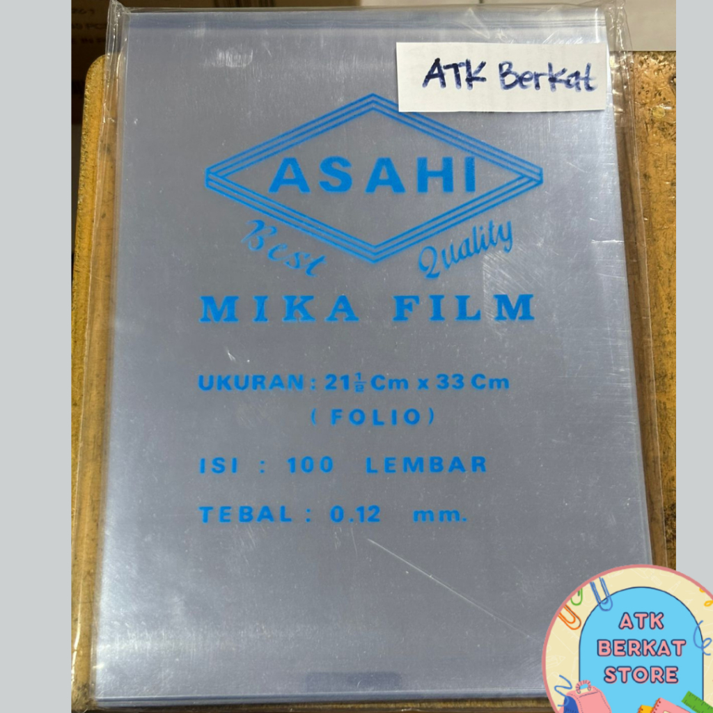 

[100pcs] Cover mika plastik jilid tebal 0.12mm