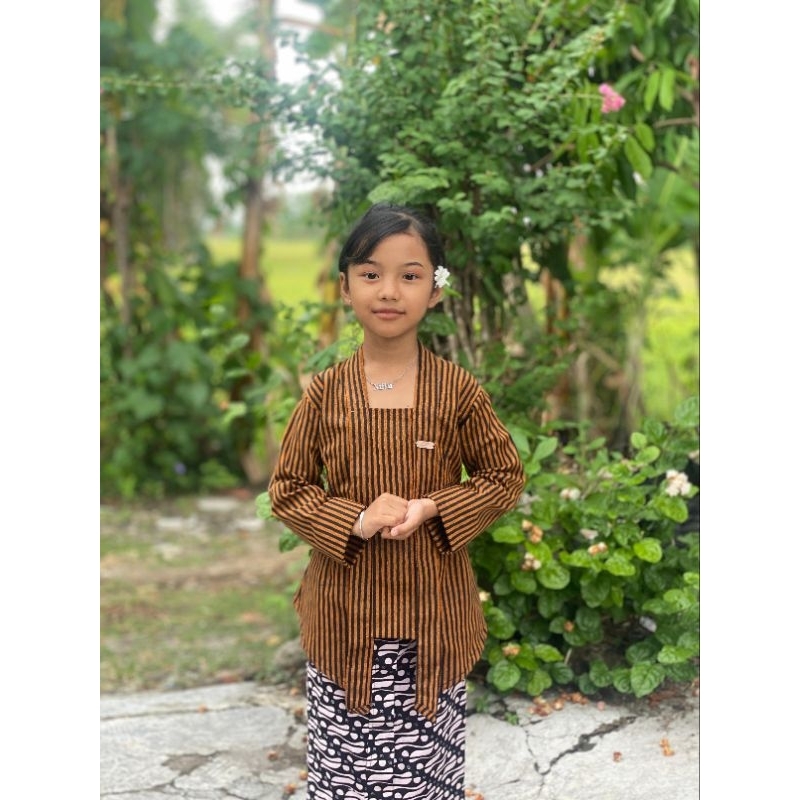 KEBAYA ANAK KUTU BARU LURIK PREMIUM//BAJU ADAT WANITA ANAK
