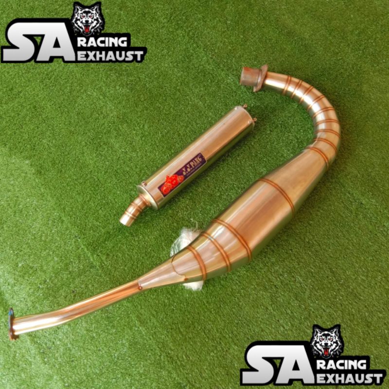 Knalpot Racing YYPANG Stainles Model Kolong Pnp Satria Hiu, Satria Lumba
