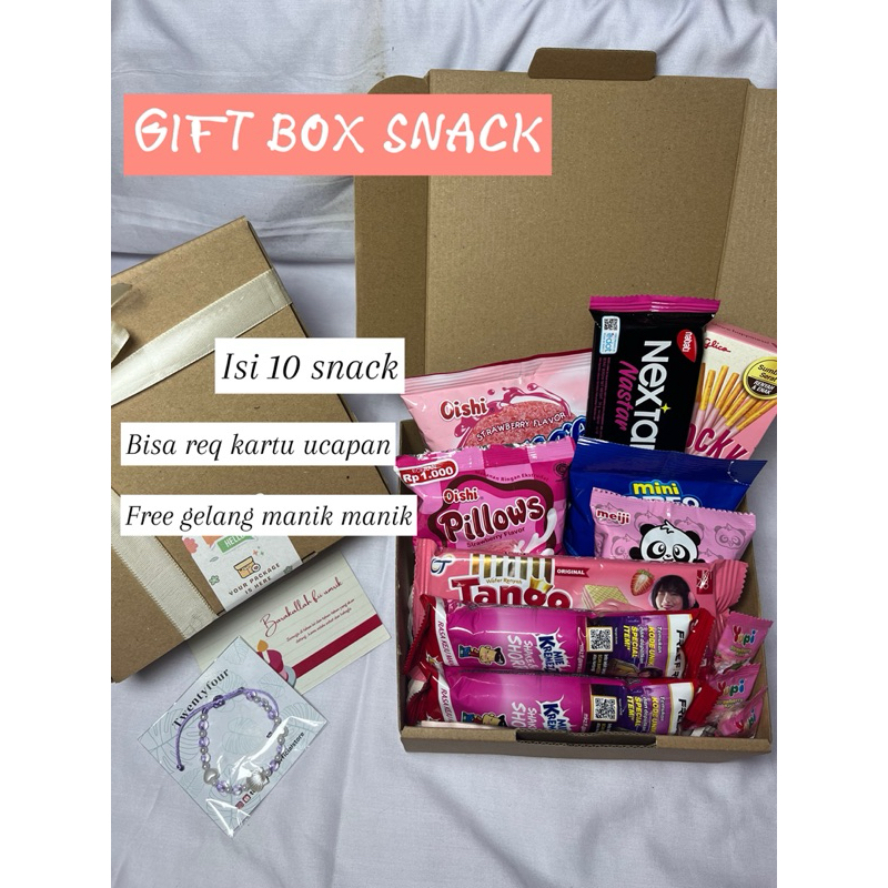 

Gift Box Snack Hampers Ulang Tahun Kado wisuda Kado Ulang Tahun