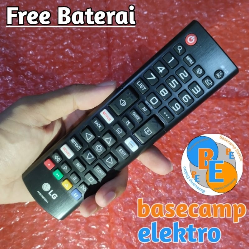 Remote LG Smart TV Original AKB75675311 Asli Free Batu Baterai Remot LG Smart TV AKB75675311 Origina
