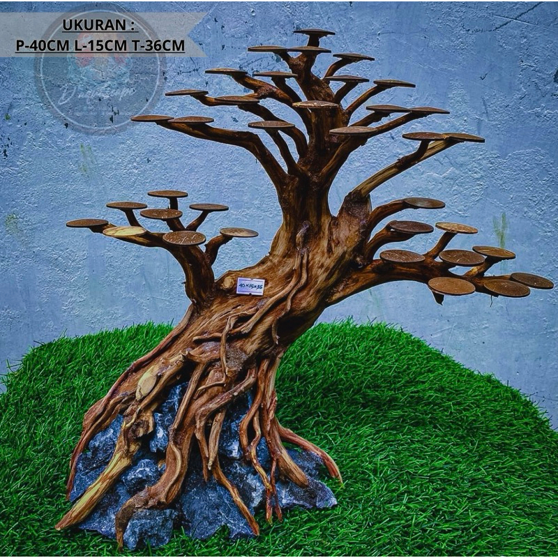 Bonsai aquascape Cocok Buat Hiasan Akuarium ukuran 60cm up