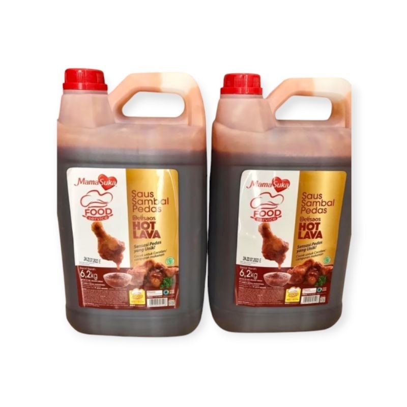 

Mama Suka Saus Sambal Pedas HotLava 6,2 kg