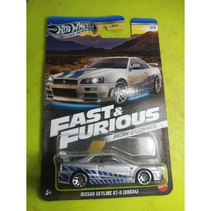 hotwheels NISSAN SKYLINE GT-R BNR34 (R34) Hotwheels