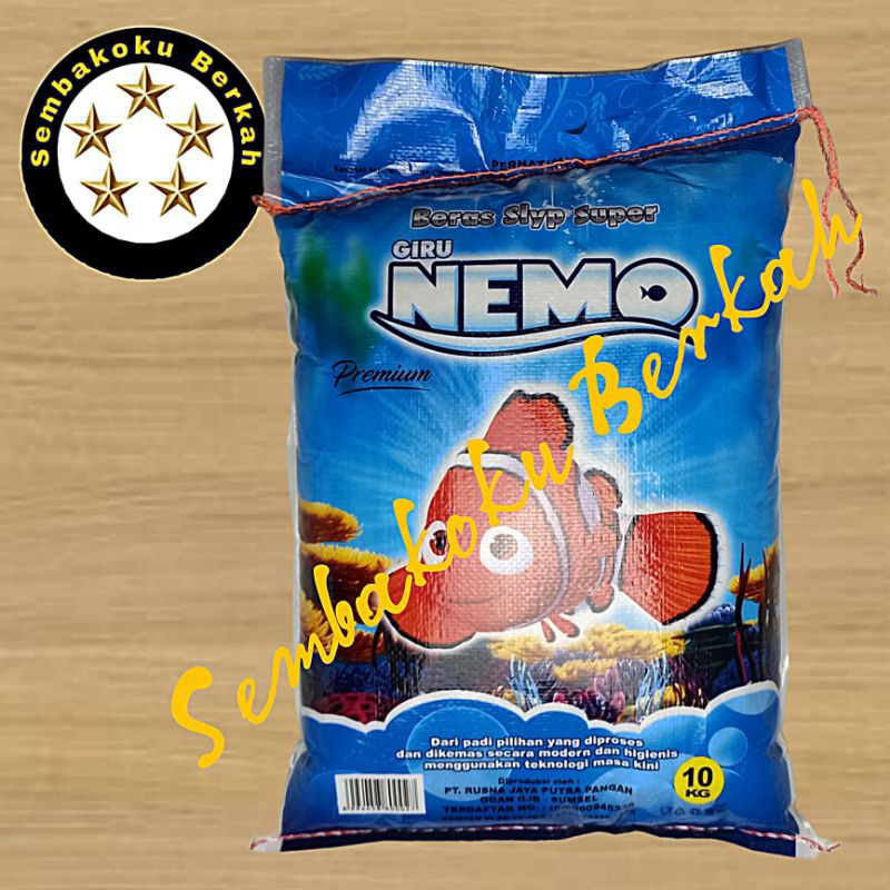 

Beras Nemo 10Kg (GRATIS ONGKIR INSTANT)