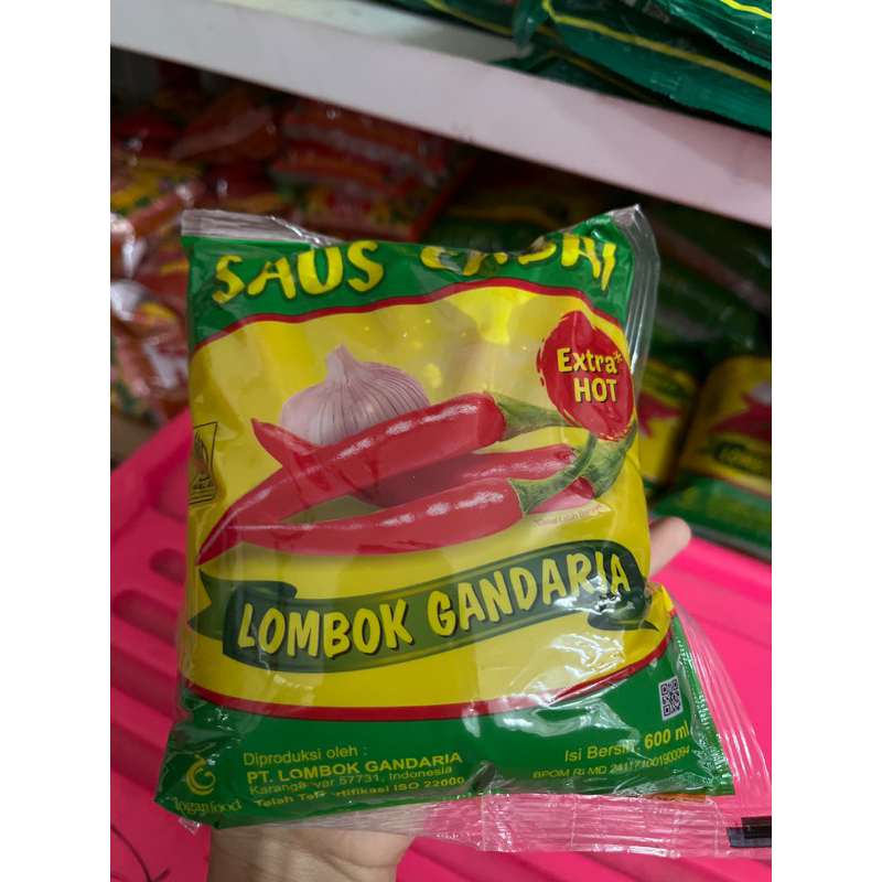 

SAOS CABAI GANDARIA EXTRAHOT BANTAL 600ml