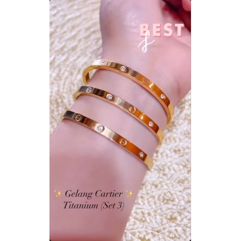 gelang cartier titanium